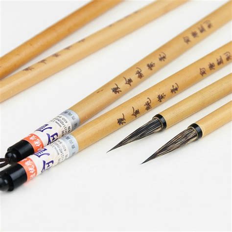 Rabbit Hair Brush Pen Caligrafia Tinta China Song Huizong Calligraphy