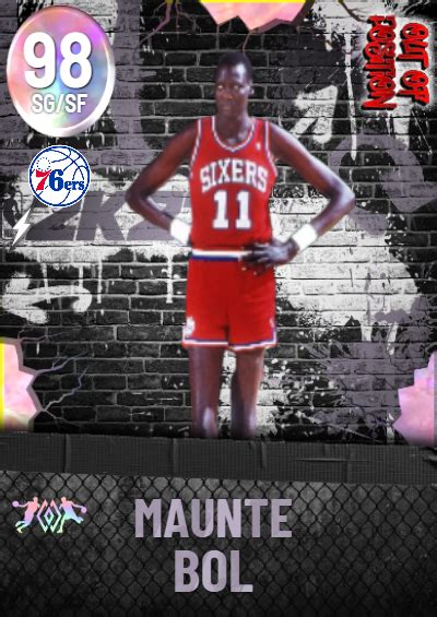 Nba K Kdb Custom Card Manute Bol With Dynamic Duo To Bol Bol