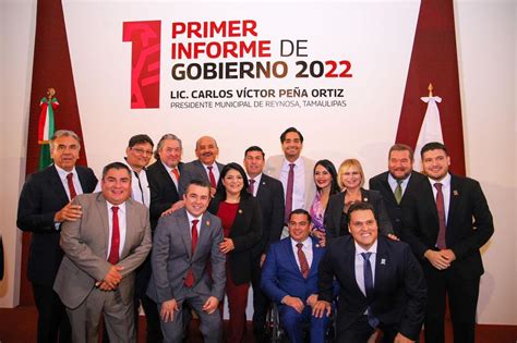 Rindió Alcalde de Reynosa Carlos Peña Ortiz Primer Informe de Gobierno