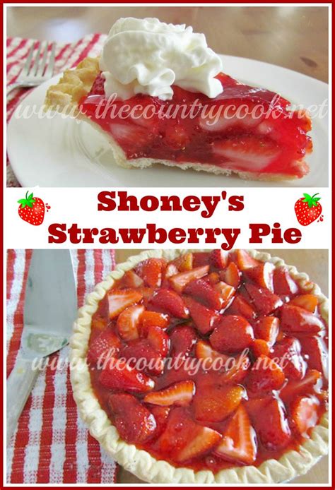 Shoney S Famous Strawberry Pie Recipe Strawberry Pie Recipe Fresh