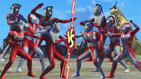 ULTRASEVEN VS ULTRAMAN ACE TARO VS SEVEN ACE VS ELEKING ZOFFY VS