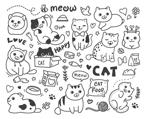 Cat Doodle Art