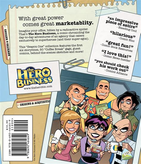 The Hero Business Cover Art Trade Bill Walko