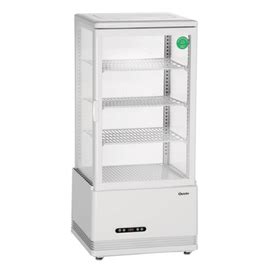 Bartscher Mini kühlvitrine weiß 78 ltr 230 Volt 3 Borde INTERGASTRO