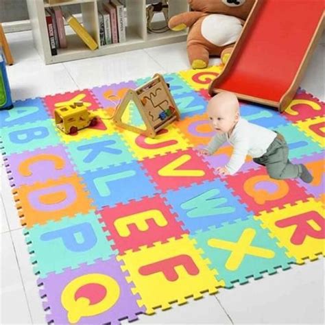 Tapete De Borracha Eva Infantil N Meros X Cm Placas Haus