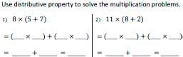 Distributive Property Worksheet Rd Grade