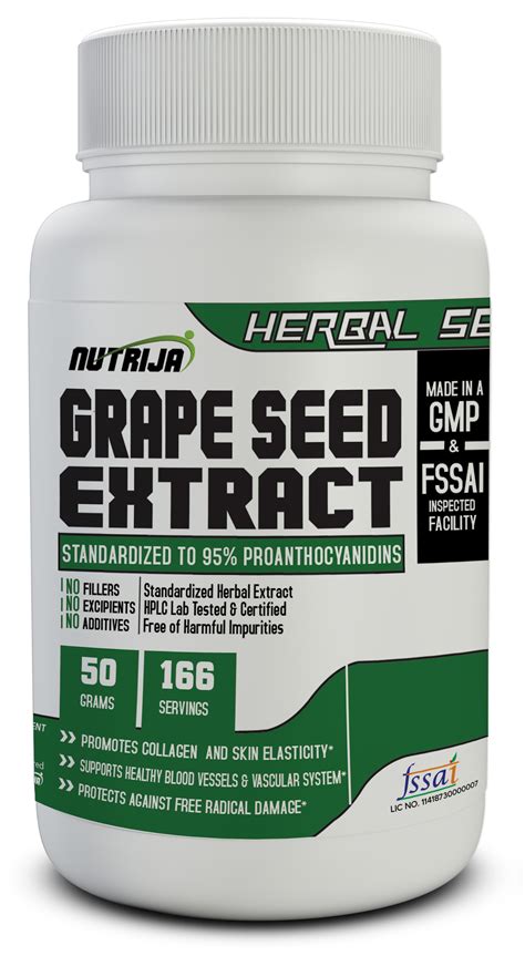 Buy Grape Seed Extract Online in India | NutriJa™ Supplement Store