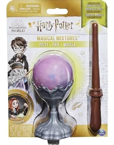 Harry Potter Mezclas Mágicas Masilla Brillante Y Varita Cuotas sin