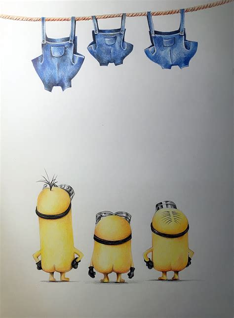 Baby Minions Drawing