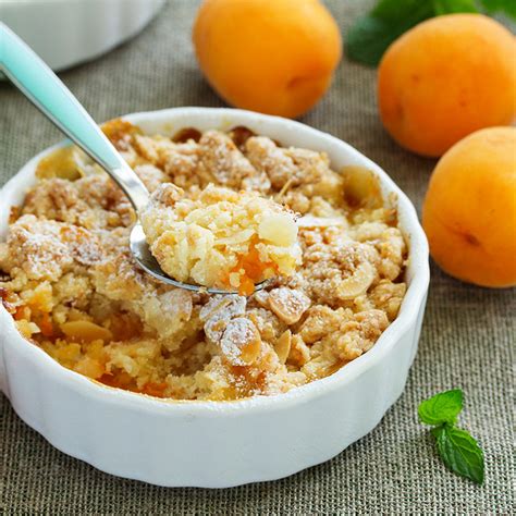 Crumble Dabricots Aux Amandes