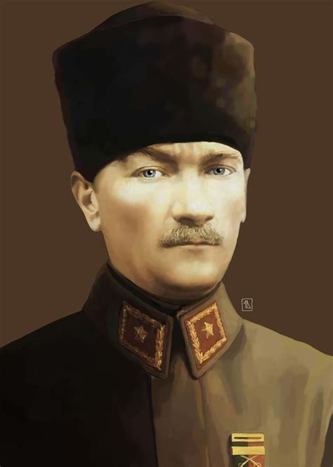 Behance projeme göz atın Mustafa Kemal Atatürk Illustration https