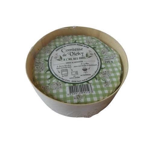 Fromage comtesse de vichy à l ail des ours SOCIETE LAITIERE DE VICHY