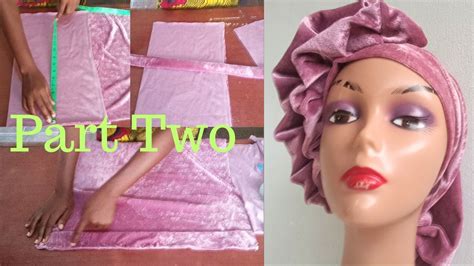 Simple Turban Cap Base With Side Ruffles Part Youtube