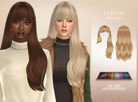 Evelyn Hairstyle Sims Mod Modshost