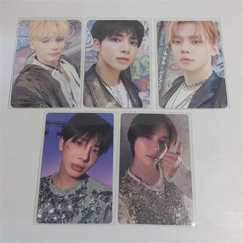 TXT Freefall Photocards Yeonjun Beomgyu Taehyun Huening Kai