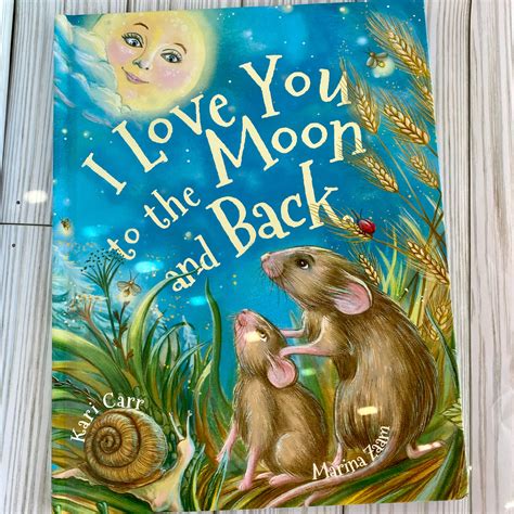 Book I Love You To The Moon And Back Carrotcakepress