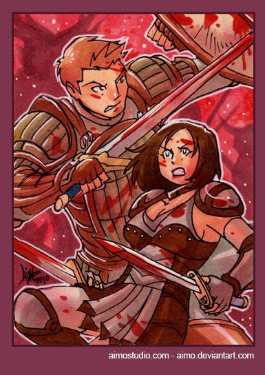 Psc Alistair And Cousland 5 By Aimo On Deviantart Dragon Age