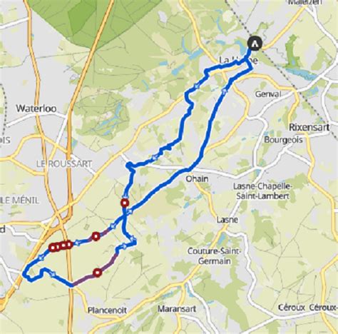 Cycle Paths From Dolce La Hulpe Brussels