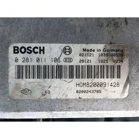 Ecu Motor Bosch Edc C Renault Hom