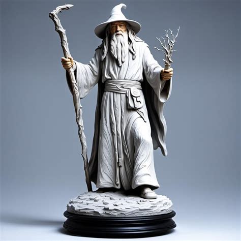 A Figurine Of Gandalf The White Ai Generated Artwork Nightcafe Creator