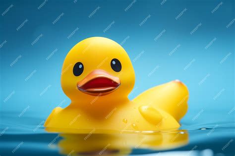 Premium Ai Image Quack Up Your Bathtub Fun With A Yellow Rubber Duck