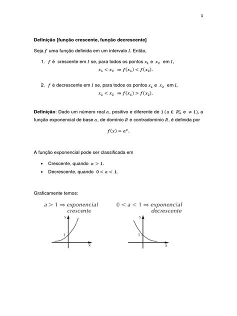 Continuidade Funcoes Exponenciais E Logaritmicas Pdf Logaritmo