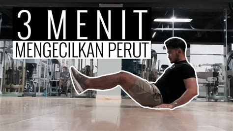 Latihan MENGECILKAN PERUT Dalam Waktu 3 Menit Latihan Di Rumah YouTube