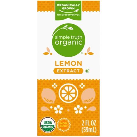 Simple Truth Organic™ Lemon Extract 2 Fl Oz Kroger