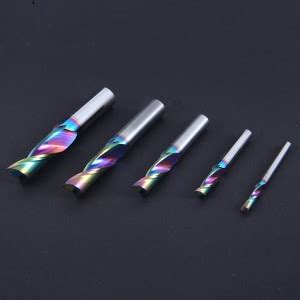 Dlc Coating Single Flute End Mill For Aluminum