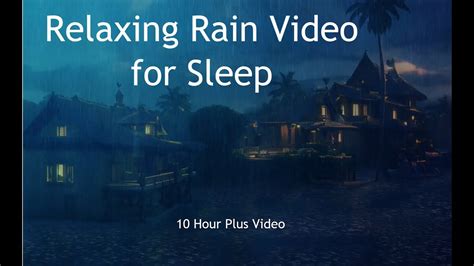 Rainy Night Sleep Sounds Gentle Rainfall To Help You Fall Asleep