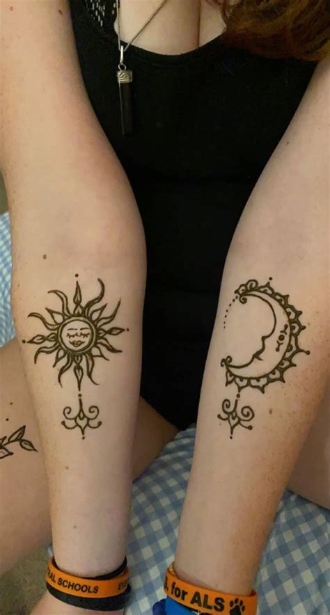 Sun Moon Henna In 2023 Henna Tattoo Designs Henna Tattoo Back