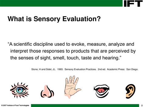 Ppt Sensory Science Part Ii Sensory Evaluation Methods