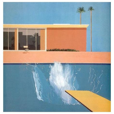 David Hockey — A Bigger Splash, 1967. | David hockney, Illustrazione ...