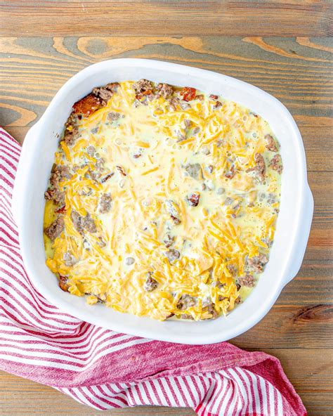 Low Carb Bacon Cheeseburger Casserole Cheekykitchen