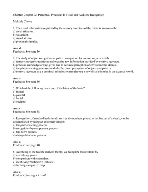 Chapter Chapter An Introduction To Cognitive Psychology