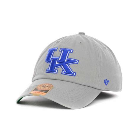 47 Brand Kentucky Wildcats Ncaa 47 Grey Franchise Cap in Gray for Men | Lyst