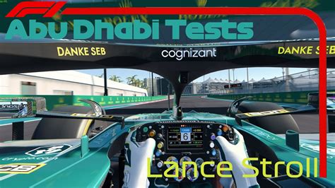 Lance Stroll At Abu Dhabi Tests Helmet Cam Assetto Corsa YouTube