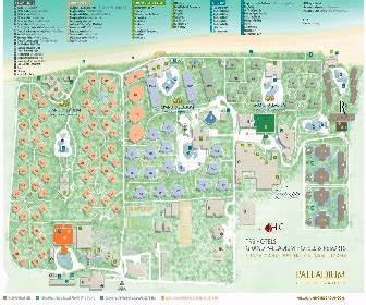 Resort Map Grand Palladium Punta Cana D R