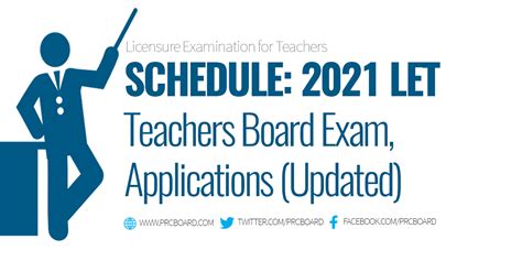 September Licensure Exam For Teachers Let Schedule Updates