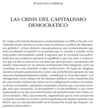 Las Crisis Del Capitalismo Democr Tico Finanzas P Blicas B