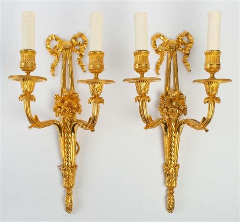 Proantic A Pair Of Louis Xvi Style Wall Lights