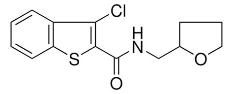 3 CHLORO N TETRAHYDRO 2 FURANYLMETHYL 1 BENZOTHIOPHENE 2 CARBOXAMIDE