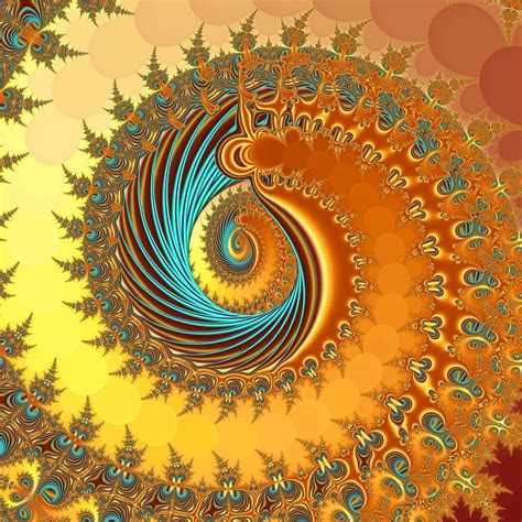 Gold Spiral 2 By Wildwanderingirl On Deviantart Fractal Patterns