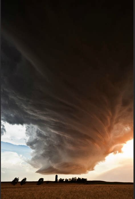 Epic Supercell Thunderstorm clouds in Kansas - from photographer ...