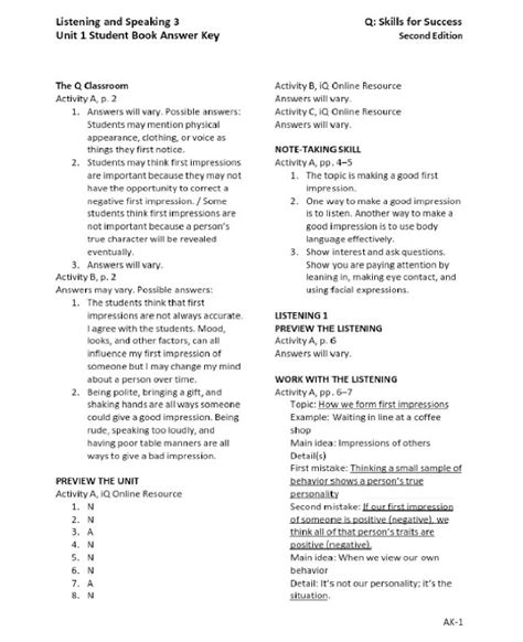 PDF Q Skills For Success 3 Answer Keys Listening And Speaking