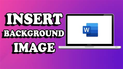 How To Insert A Background Image In Word 2016 YouTube