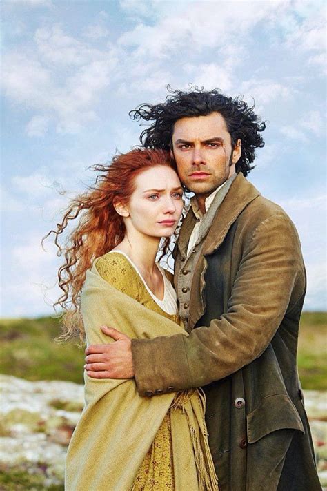 Aiden Turner As Ross Poldark And Eleanor Tomlinson As Demelza Carne In