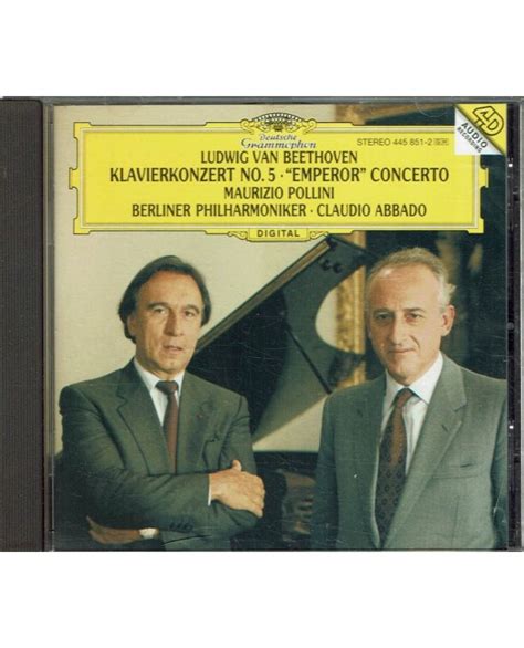 CD Beethoven Piano Concerto No 5 Maurizio Pollini Claudio Abbado B47