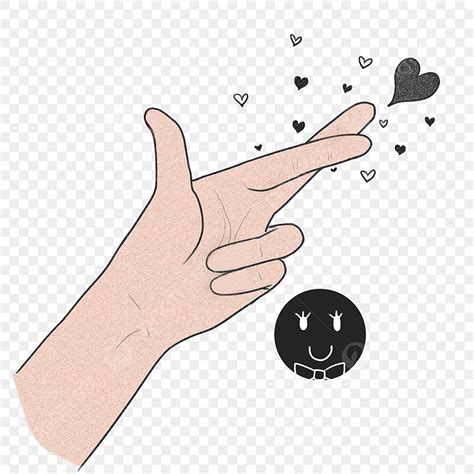 Gesture Illustration Png Transparent Cute Gesture Decoration