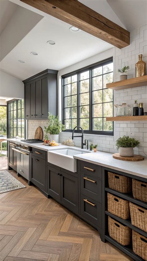 21 Stunning Charcoal Kitchen Cabinets Ideas